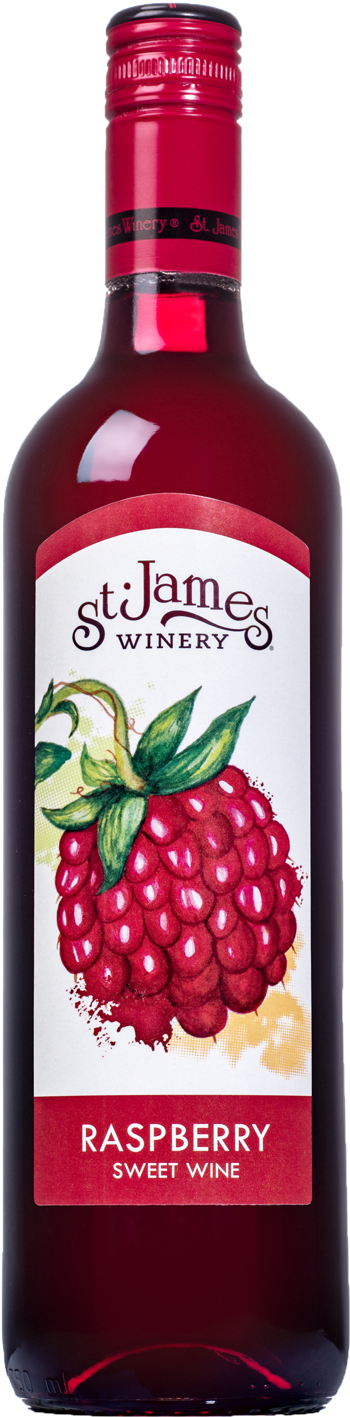 Raspberry Wine An Award Winning Missouri Fruit Wine - St. James Winery Clipart (3000x3000), Png Download