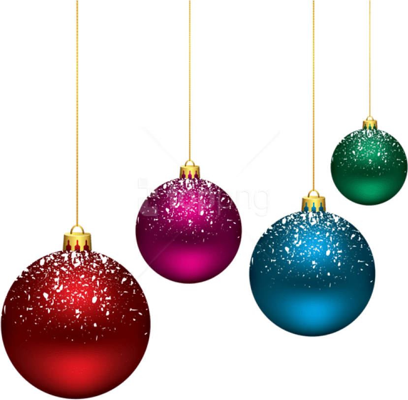 Christmas Balls Png Clipart (850x824), Png Download