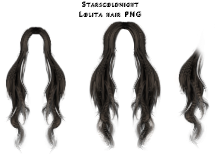 Hair Strands Png - Long Wet Hair Png Clipart (700x520), Png Download