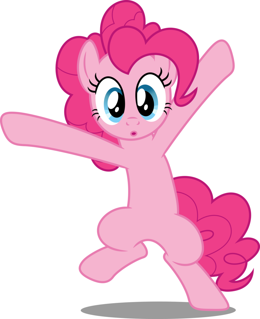 Friends Clipart Png - Mlp Excited Pinkie Pie Transparent Png (835x1024), Png Download