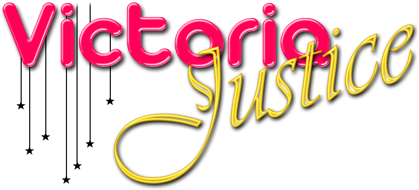 Victoria Justice - Victoria Justice Texto Png Clipart (834x404), Png Download