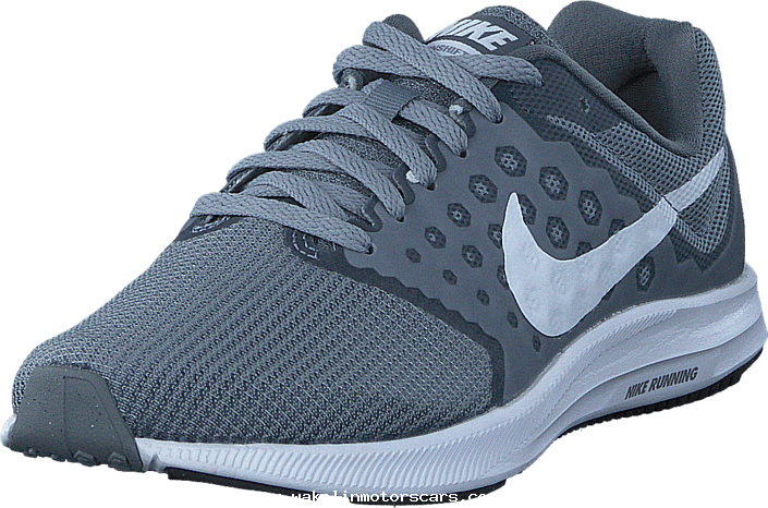 Nike Downshifter 7 Wolf Grey/white/black 60031-76 Womens - Running Shoe Clipart (705x466), Png Download