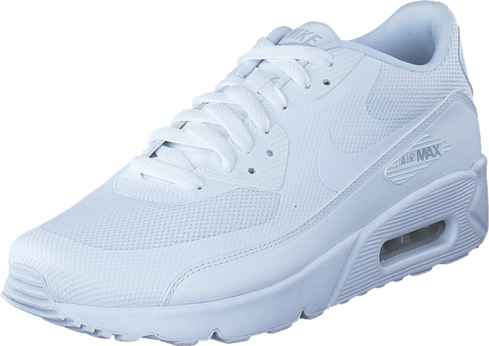 Nike Air Max 90 Ultra - Air Max 90 Ultra 2.0 Essential White White Pure Platinum Clipart (705x498), Png Download