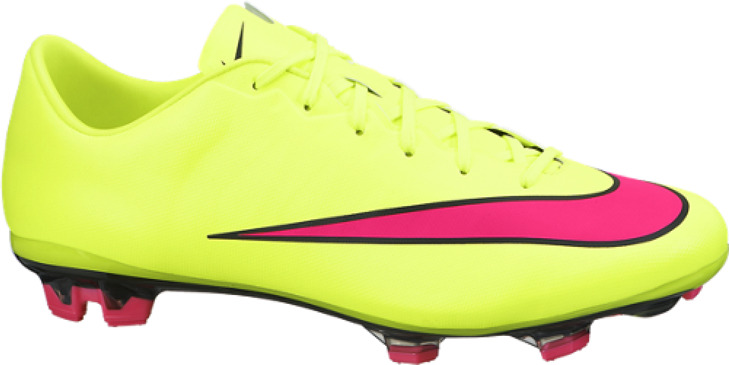 Yellow Nike Football Boots Clipart (1500x1500), Png Download