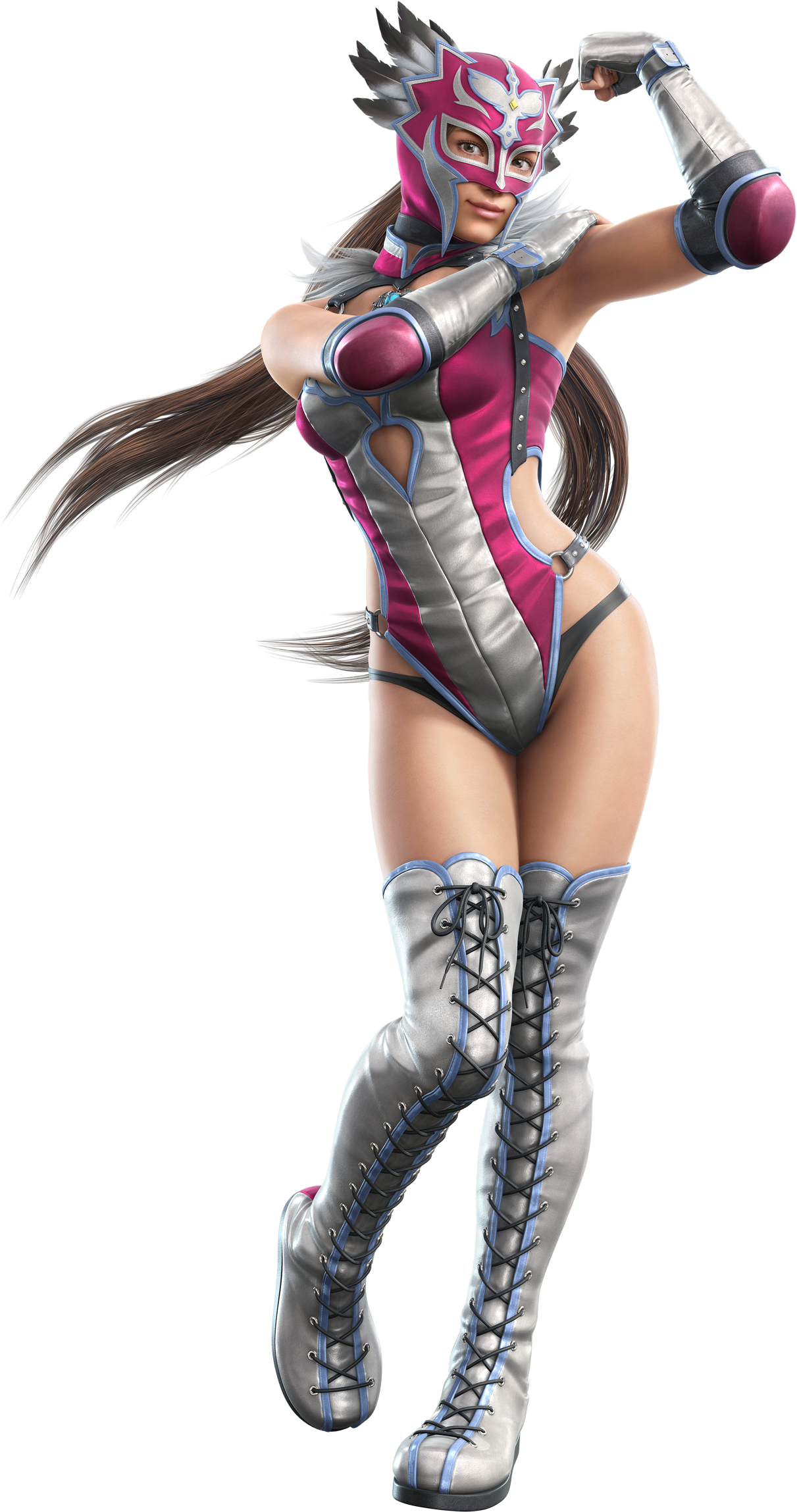 Jaycee From Tekken In The Ga-hq Video Game Character - Julia Chang Tekken Tag 2 Clipart (1236x2325), Png Download
