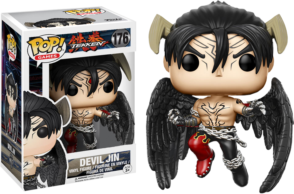 Tekken Clipart Devil - Funko Pop Devil Jin - Png Download (957x632), Png Download