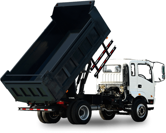 T3 Jupiter Dump Truck 6wh - Garbage Truck Clipart (1105x510), Png Download