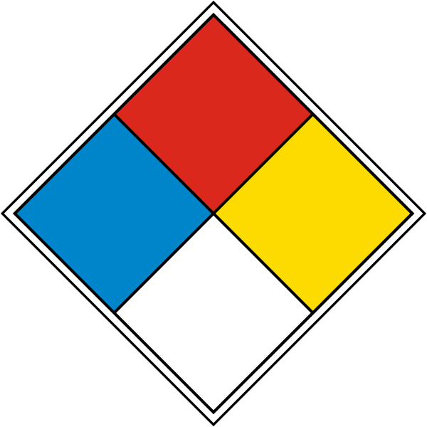 Blank Nfpa Diamond Clipart (600x600), Png Download