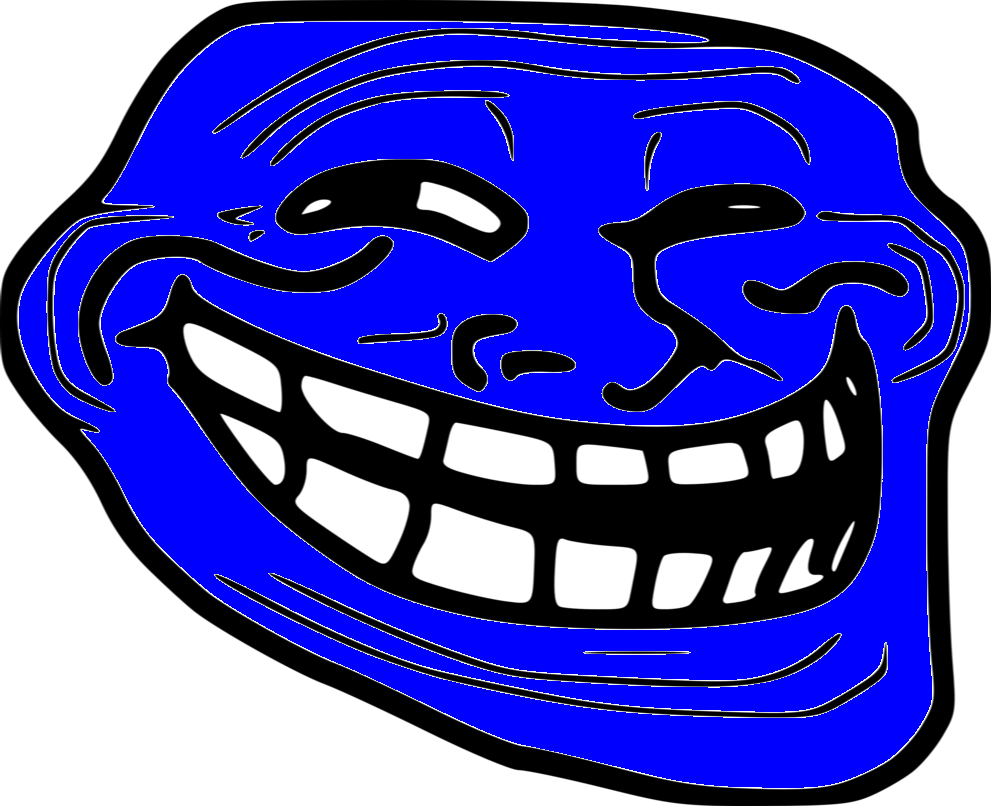 Trollface - - Laughing Meme Face Png Clipart (991x806), Png Download