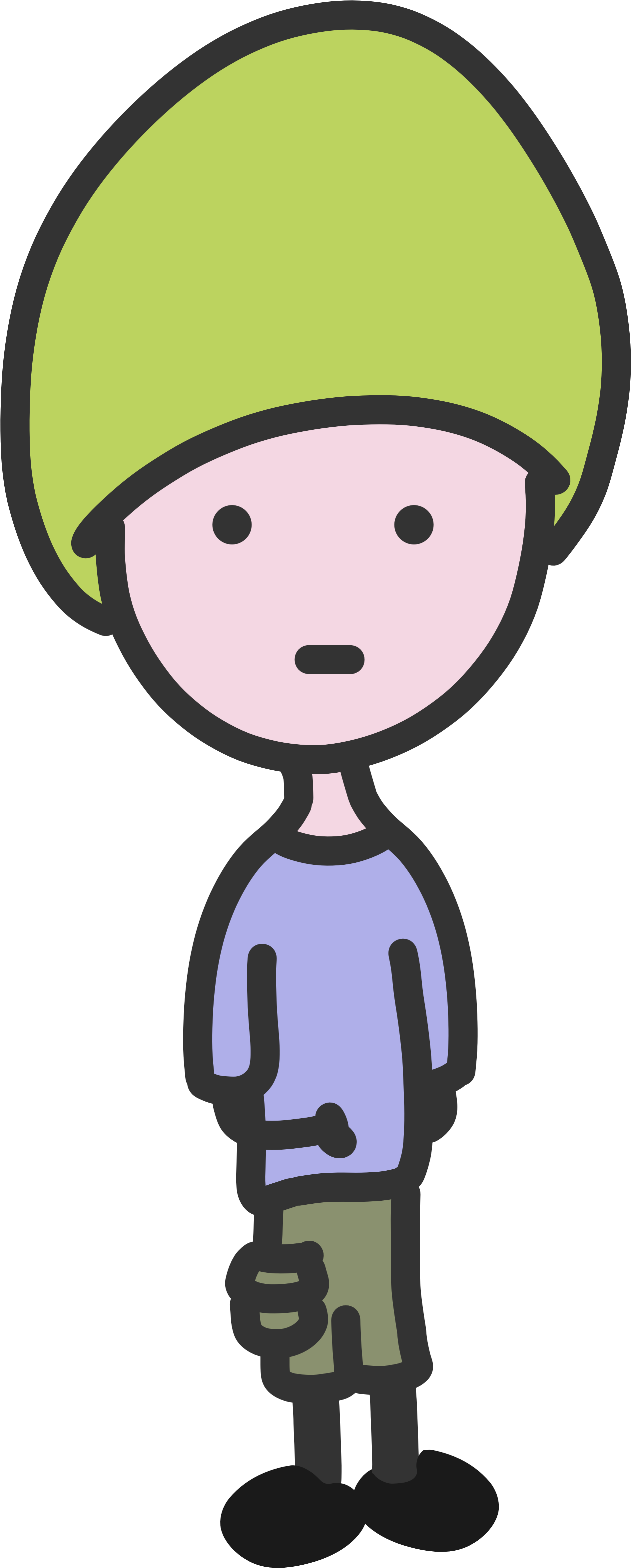 Quiet People Clipart - Pbs Kids Go - Png Download (1979x4785), Png Download