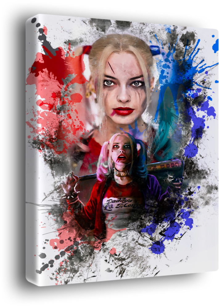Harley Quinn - Illustration Clipart (710x990), Png Download