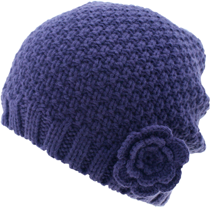 Girls' Knit Beanie In Purple - Knit Cap Clipart (778x519), Png Download