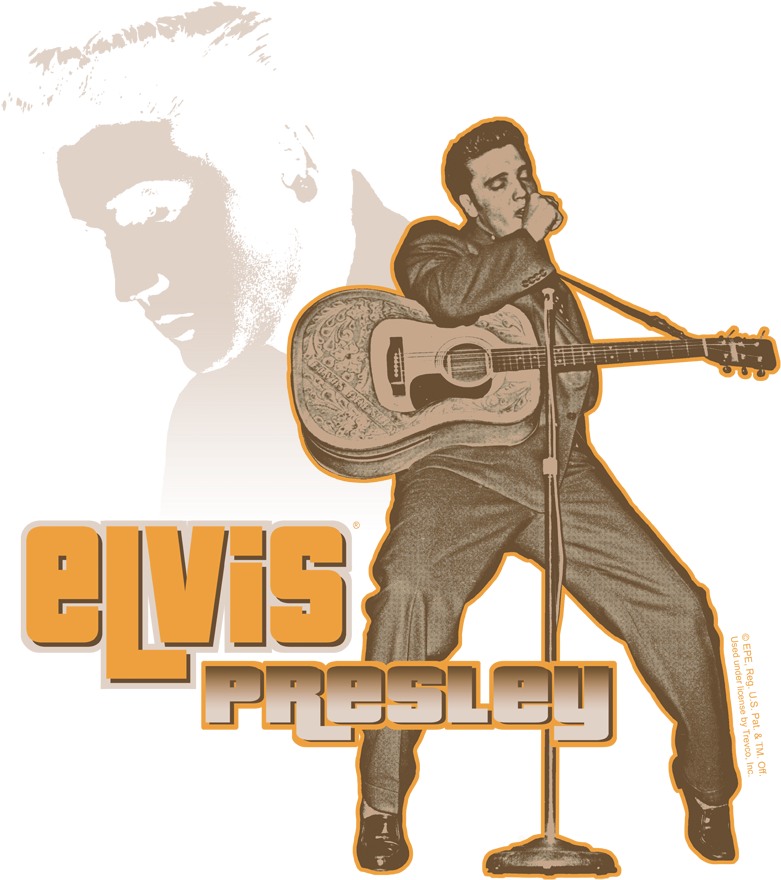 Elvis Presley The Hillbilly Cat Men's Regular Fit T-shirt - Elvis Presley Clipart (781x880), Png Download