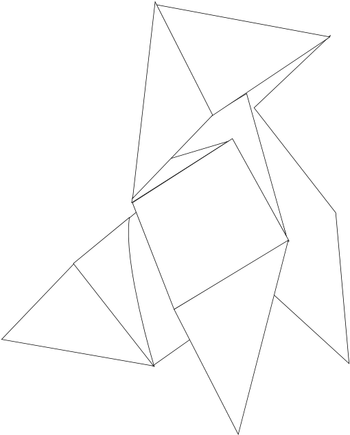 Peace Peace Dove Twitter Bird 8 2 Black White Line - Origami Paper Clipart (555x785), Png Download