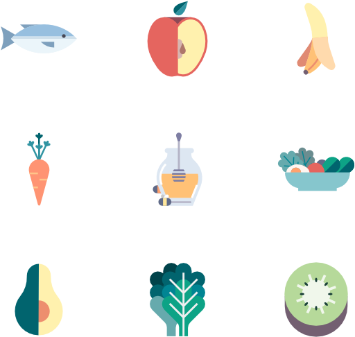 Healthy Food Clipart (600x564), Png Download