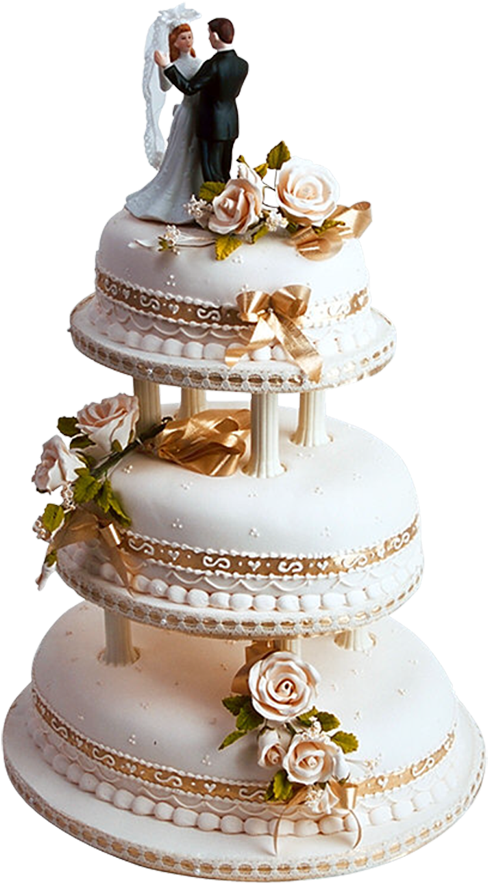 Wedding Cake Png - Free Download Frame Photo Wedding Clipart (600x918), Png Download