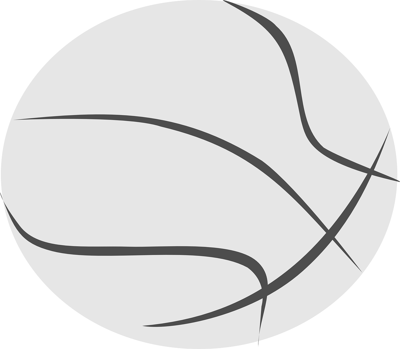 Ball Basketball Medicine Ball Png Image - Basketball Logo White Png Clipart (1280x1118), Png Download