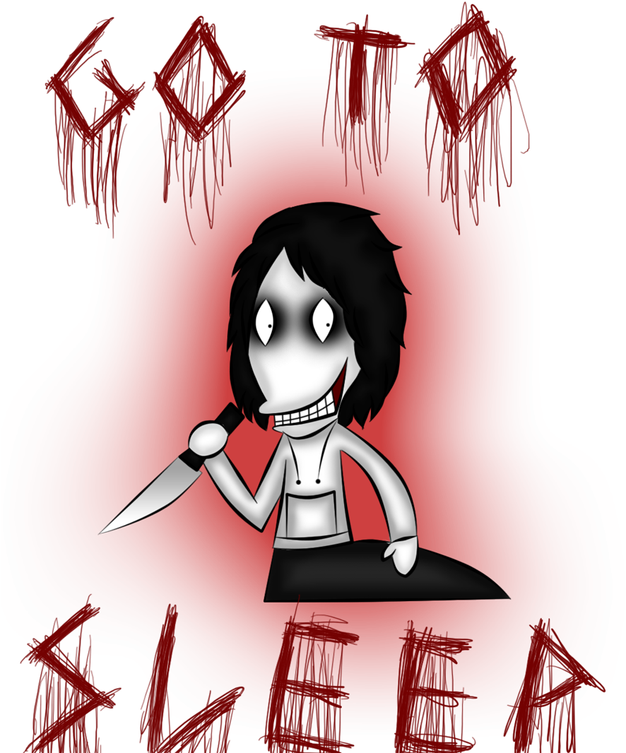 Jeff The Killer In Worms Style - Cartoon Clipart (886x1066), Png Download