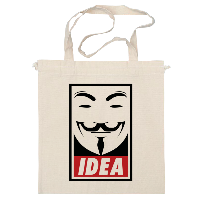 Сумка Printio Маска Гая Фокса V For Vendetta Anonymous - Губы С Чупа Чупсом Clipart (800x800), Png Download