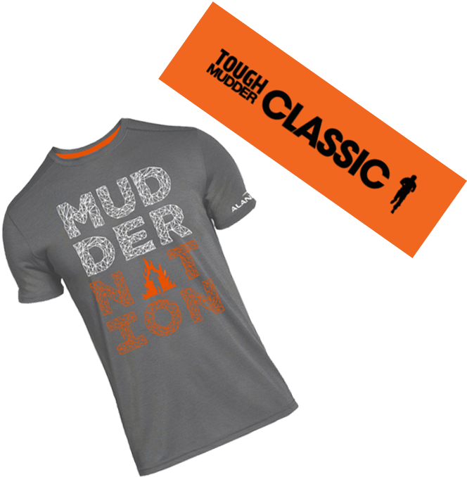 Tough Mudder Free Swag - Long-sleeved T-shirt Clipart (698x699), Png Download