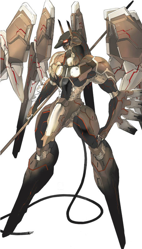 Video Game Bosses - Anubis Zone Of The Enders Clipart (1000x803), Png Download