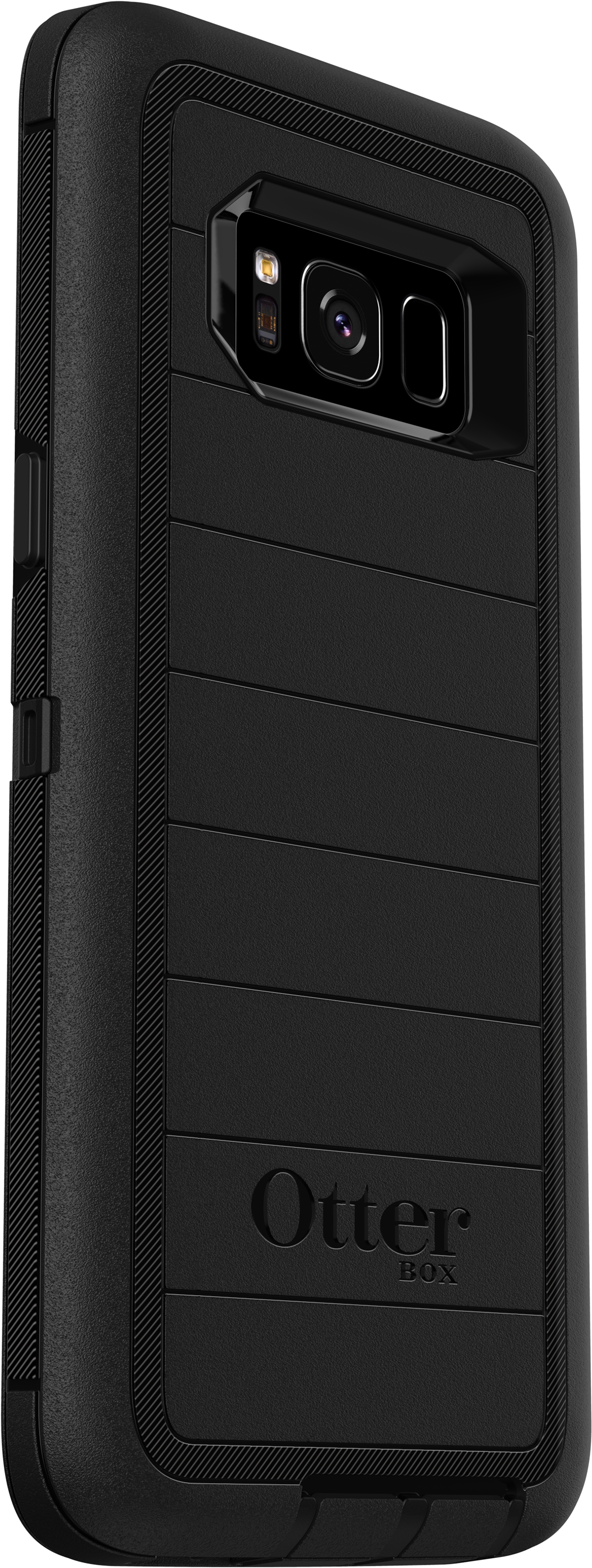 Otterbox Defender Pro Series Case For Galaxy S8, Black - Smartphone Clipart (1750x3300), Png Download