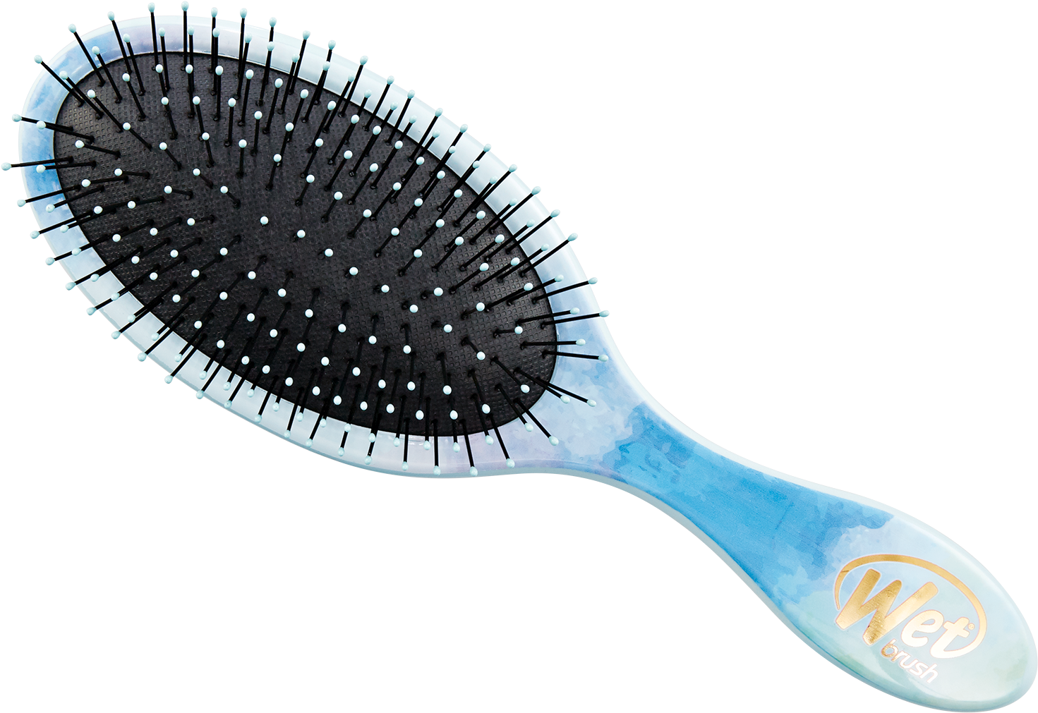 The Wet Brush Pro Watercolor Quote Detangle Brush , - Comb Clipart (1471x1011), Png Download