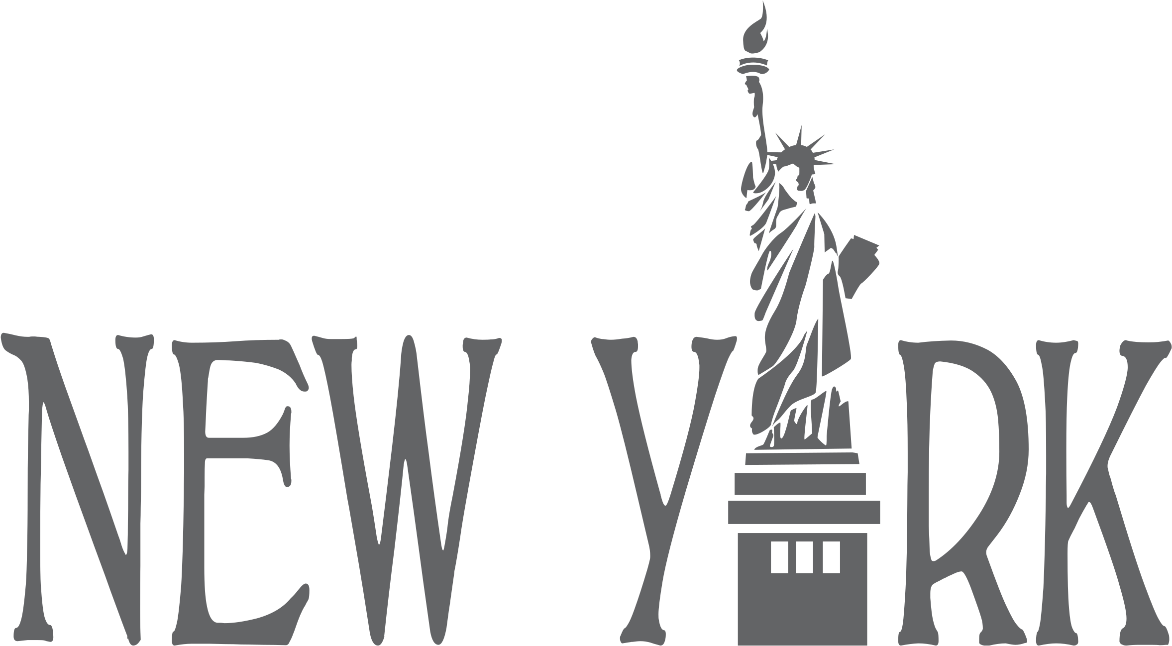 New York By @dordy, Shape And Abstract Concept - Graphic Design Clipart (2400x1697), Png Download