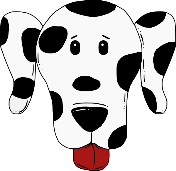 Spotty Dog Clipart - Png Download (600x582), Png Download