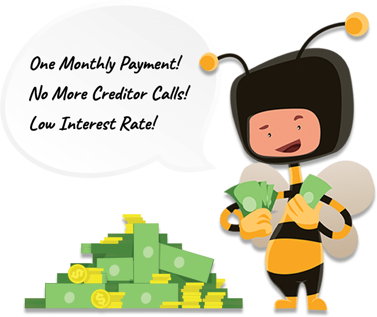 One Monthly Payment - Czlowiek Pszczola Clipart (777x654), Png Download