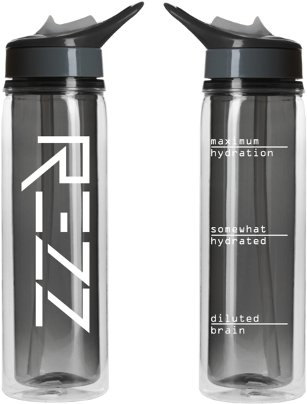 Diluted Brains Waterbottle - Rezz Water Bottle Clipart (600x600), Png Download