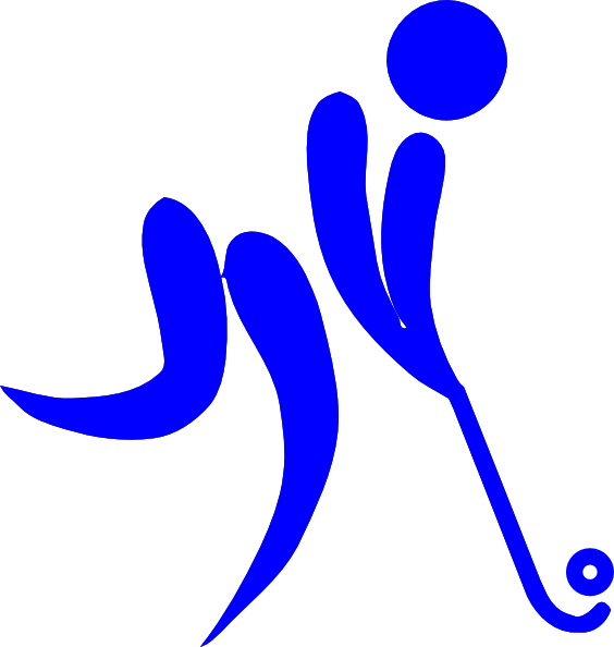 How To Set Use Hockey Player Svg Vector - Imagenes De Hockey Sobre Cesped Clipart (564x594), Png Download