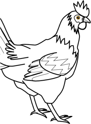 Chicken Clipart Body - Transparent Chicken Clipart - Png Download (640x480), Png Download
