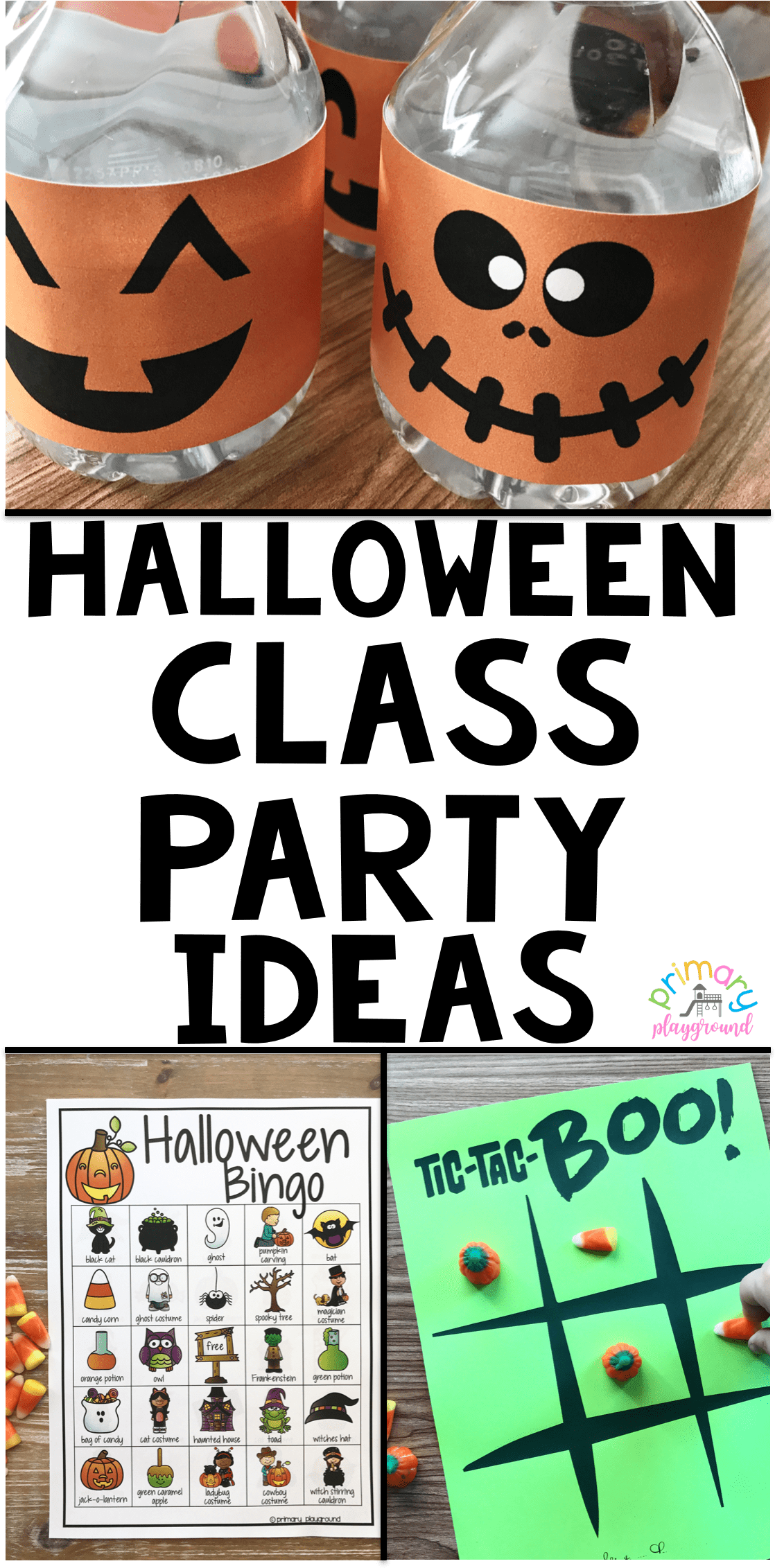 Halloween Class Party Ideas - Poster Clipart (1118x2263), Png Download