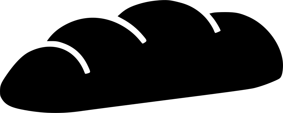 Bread Bake Bakery Slice Breakfast Svg Png Ⓒ - Transparent Bread Icon Png Clipart (980x392), Png Download