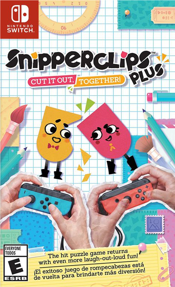 Steam Image - Snipperclips Cd Nintendo Switch - Png Download (1400x1400), Png Download