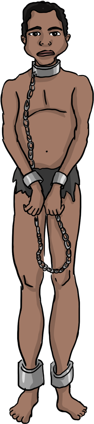 African - Slave Clipart Png Transparent Png (587x1752), Png Download