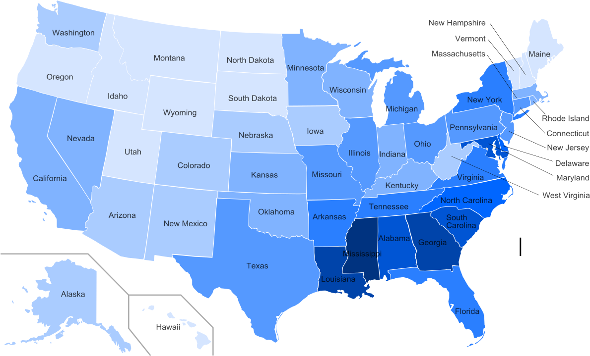List Of U - States With Death Penalty Clipart (1200x720), Png Download