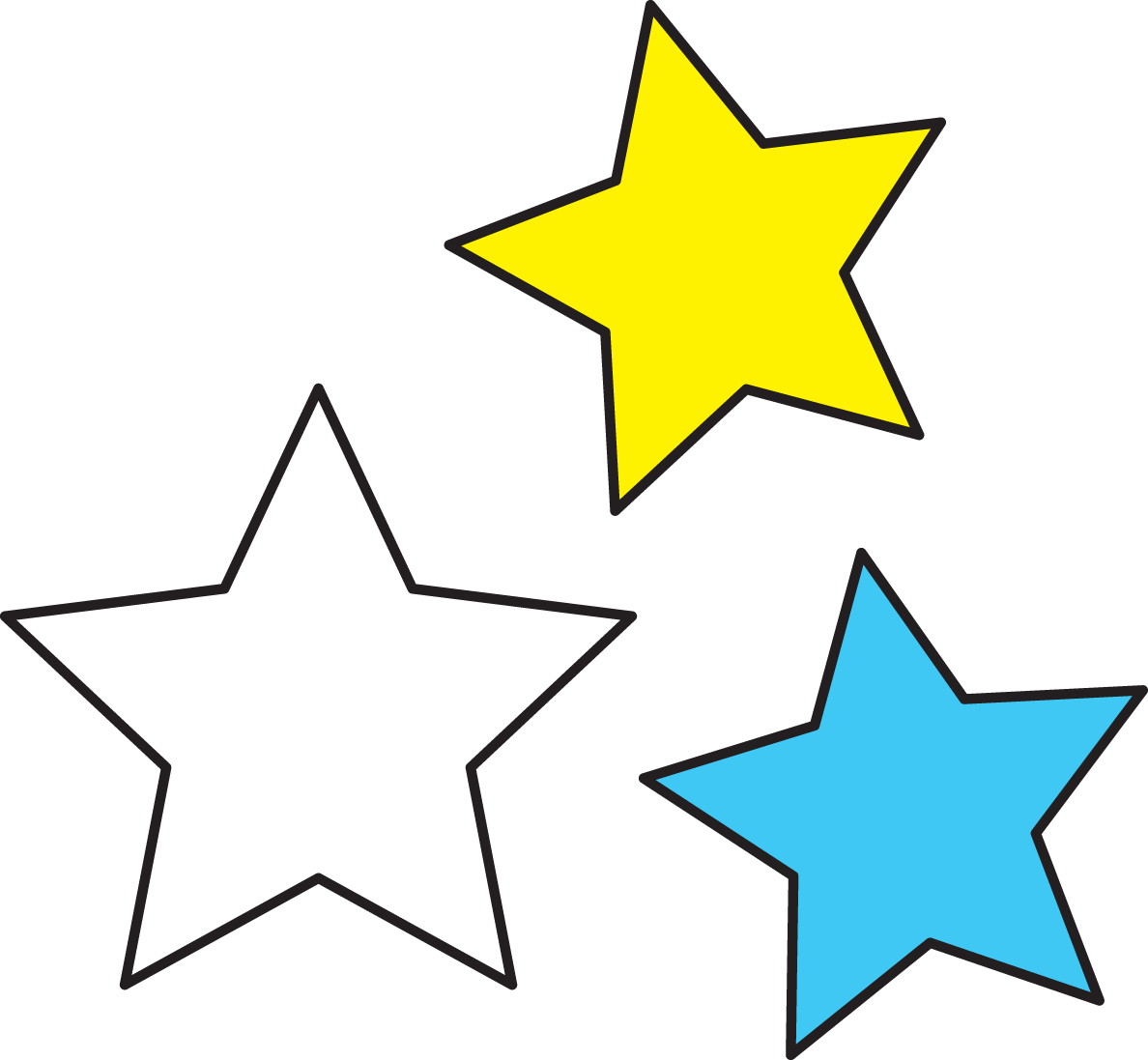 Outer Space Stars Clipart Clipartfest - Stars Outer Space Clipart - Png Download (1188x1097), Png Download