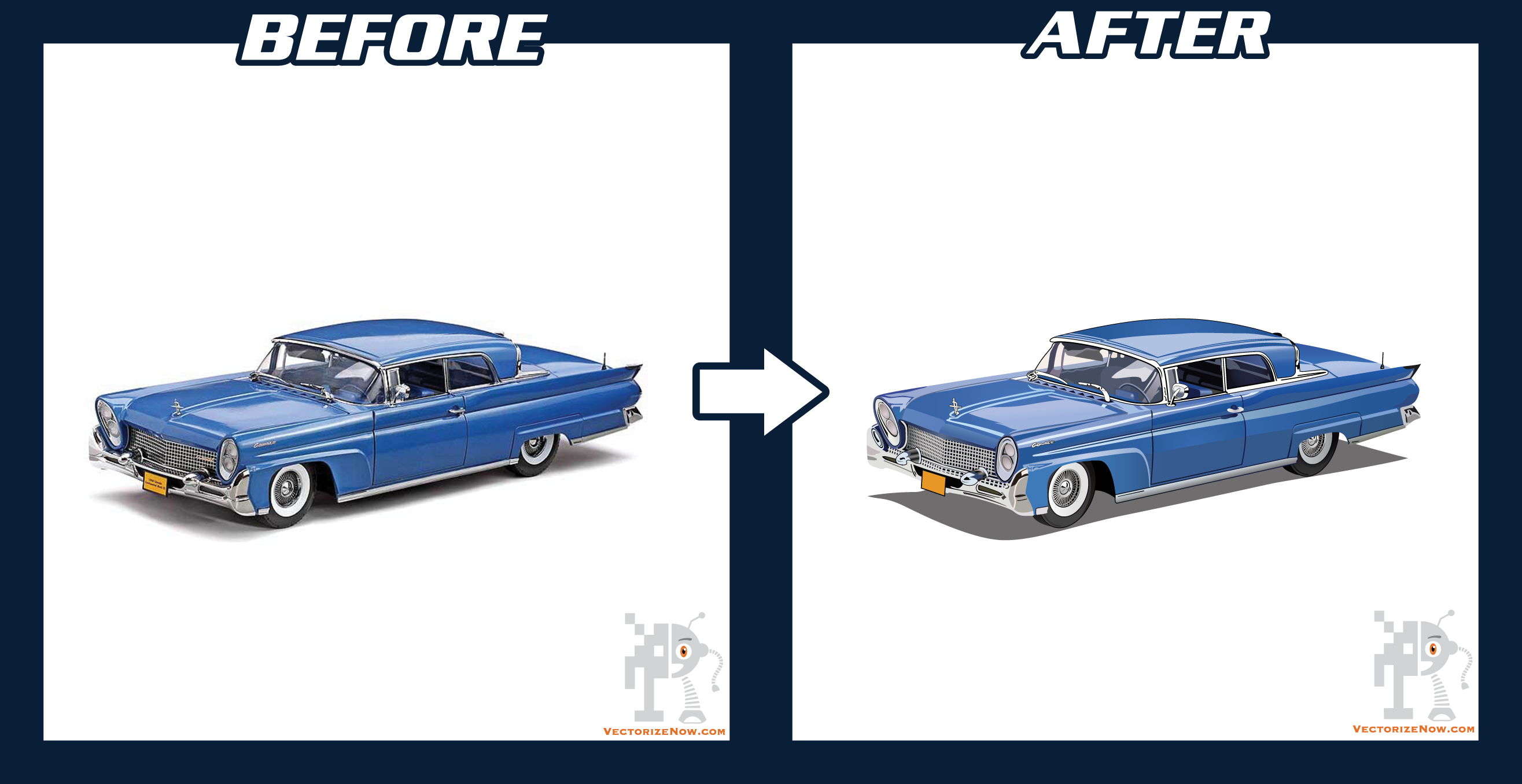 Classic Car Vector Created By Hand - Antique Car Clipart (2631x1356), Png Download