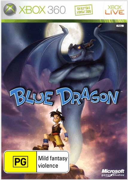 Blue Dragon Game Xbox Clipart (600x600), Png Download