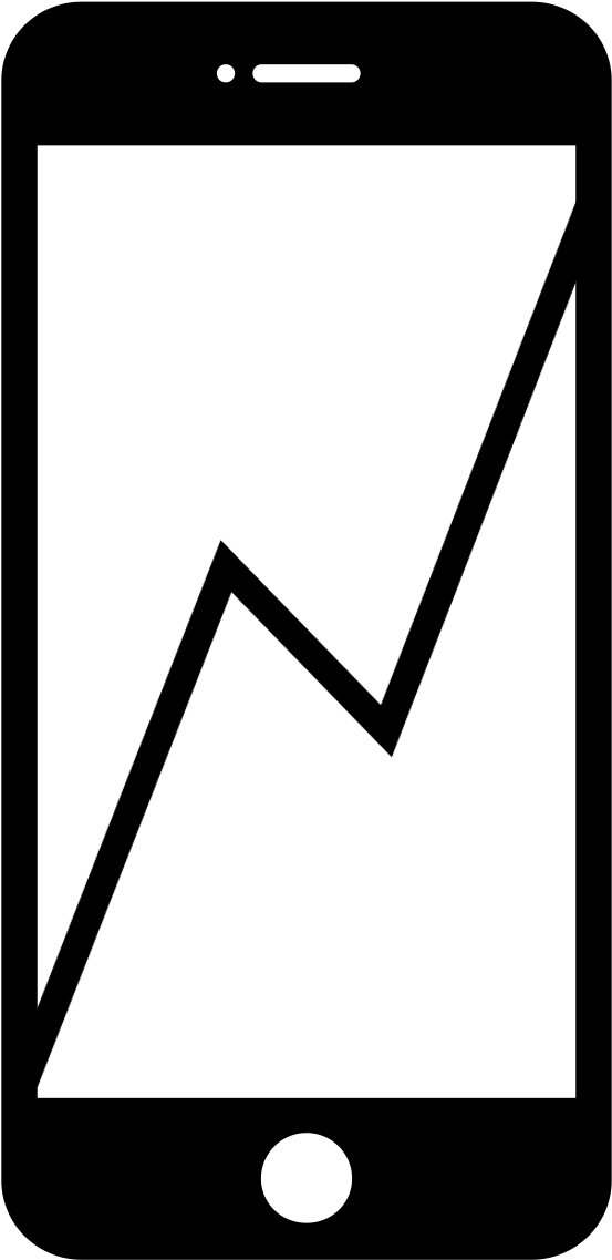 Broken Iphone Png Clipart (1200x1200), Png Download