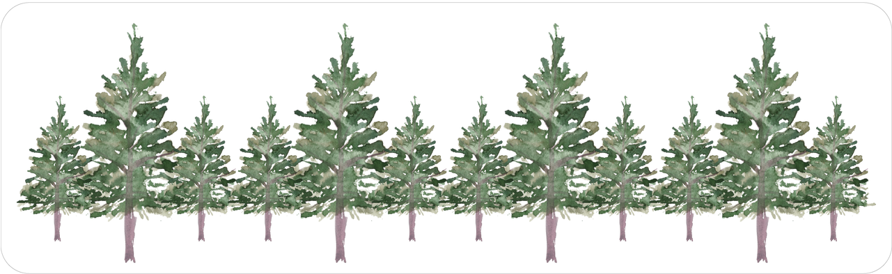 Pine Trees Print & Cut File - Mexican Pinyon Clipart (1280x404), Png Download