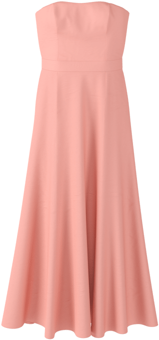 Front - Gown Clipart (1056x1056), Png Download