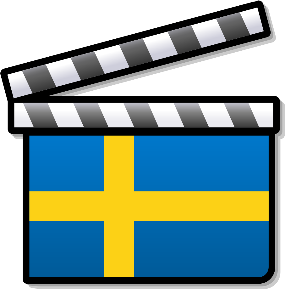 Sweden Film Clapperboard - One Act Play Clipart - Png Download (1024x1024), Png Download