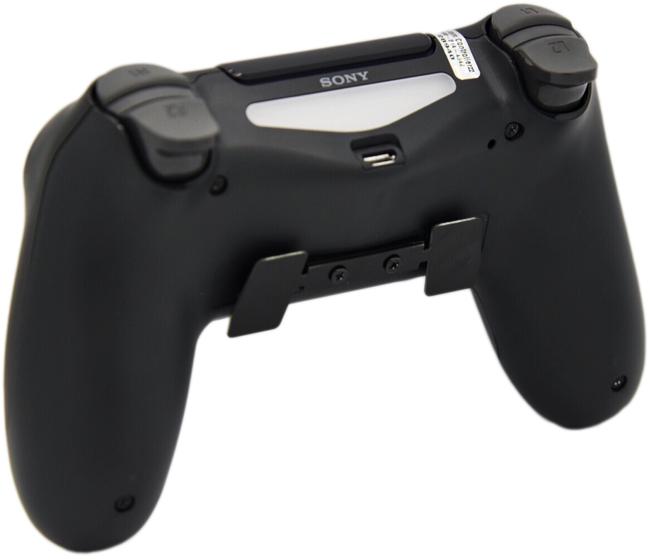 Black Ps4 Pro Controller - Reset Button Ps4 Controller Clipart (917x786), Png Download