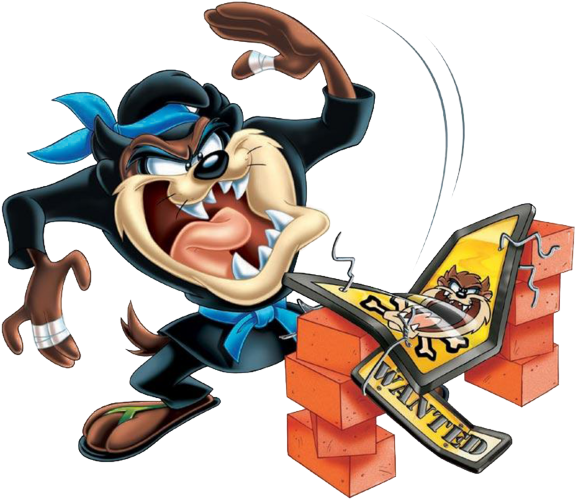 Photo Taz-smash - Taz Wanted Icon Clipart (800x600), Png Download