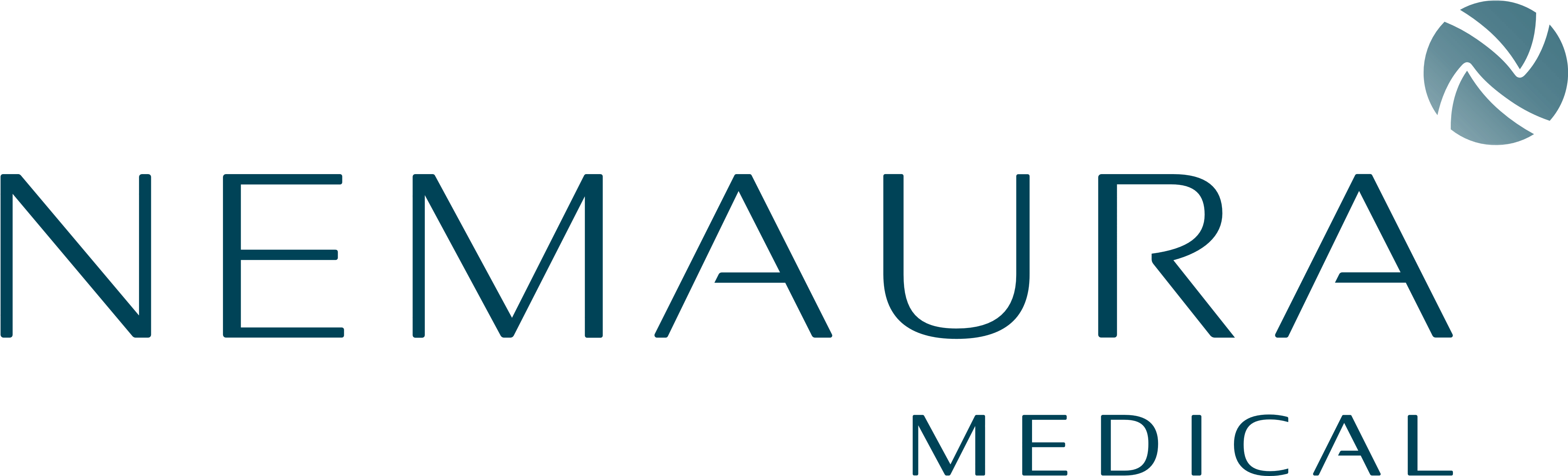 Nemaura Medical Logo - Electric Blue Clipart (4350x1330), Png Download