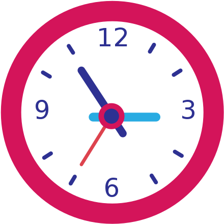 File - Clock Vector - Svg - Clock Clipart (1280x720), Png Download