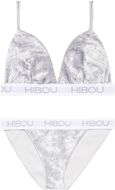 Velvet Lingerie Set - Lingerie Top Clipart (640x640), Png Download